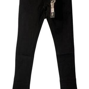 Doctrine Superstack Jet Black Mens Jeans Size 40
